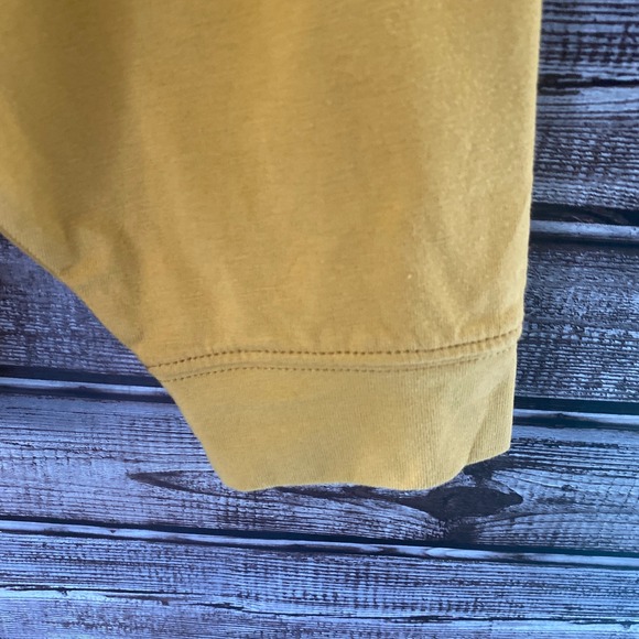 LL Bean Men's Long-Sleeved Shirt Size XL Regular Traditional Fit Yellow - Picture 3 of 4